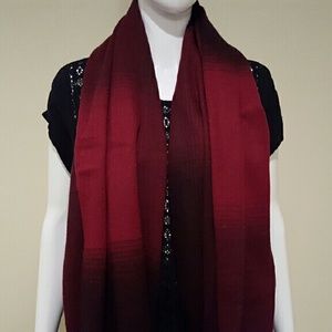 New Gradient Color Wool Scarf Shawl